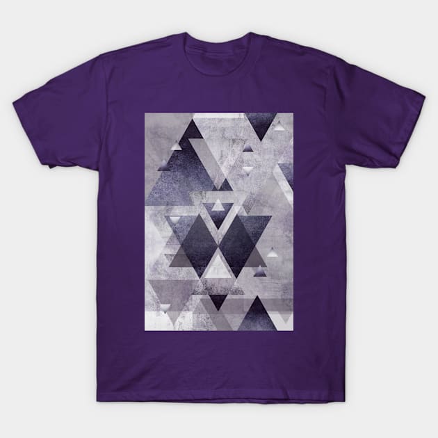 Purple Geometric T-Shirt by UrbanEpiphany